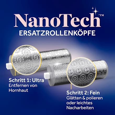 Ersatzrollen Hornhautentferner 2NanoTech ultra, 2 St