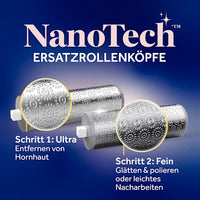 Ersatzrollen Hornhautentferner 2NanoTech ultra, 2 St
