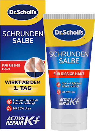 Fußcreme Schrundensalbe active repair mit Urea & Keratin, 60 ml