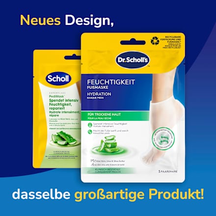 Fußmaske Socken mit Aloe Vera (1 Paar), 2 St