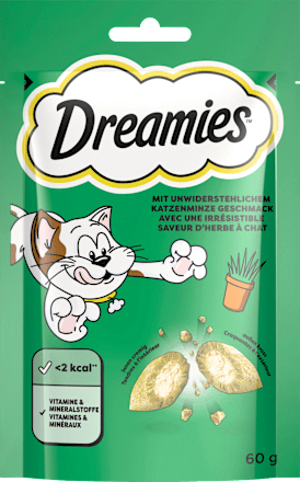 Katzenleckerli mit Katzenminze, 60 g Dreamies