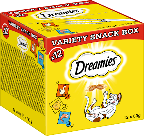Kattensnoepjes mixdoos multipack (12x60 g), 720 g