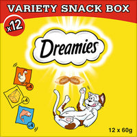 Kattensnoepjes mixdoos multipack (12x60 g), 720 g