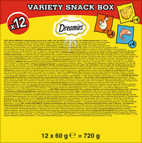 Kattensnoepjes mixdoos multipack (12x60 g), 720 g