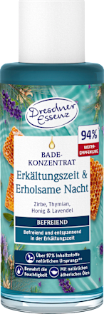 Badekonzentrat Erkältungszeit & Erholsame Nacht, 125 ml Dresdner Essenz