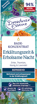 Badekonzentrat Erkältungszeit & Erholsame Nacht, 125 ml Dresdner Essenz