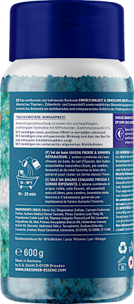 Badesalz Erkältungszeit & Erholsame Nacht, 600 g