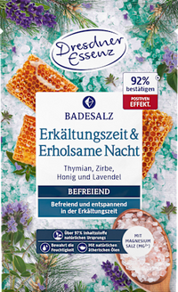 Badesalz Erkältungszeit & Erholsame Nacht, 60 g