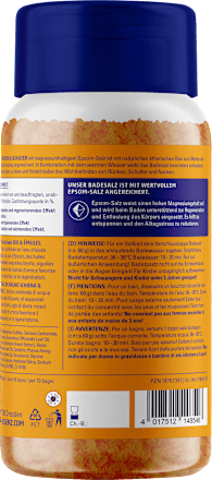 Badesalz Rücken & Schulter, 600 g