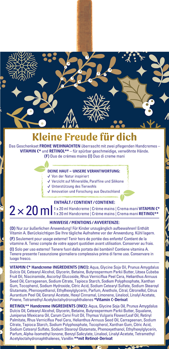 Geschenkset Frohe Weihnachten 2tlg, 1 St