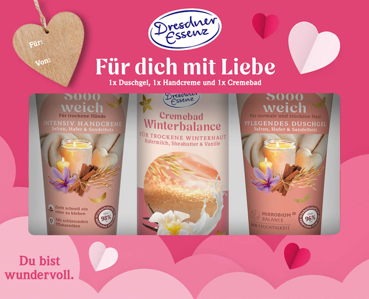 Geschenkset Für dich mit Liebe 3tlg, 1 St