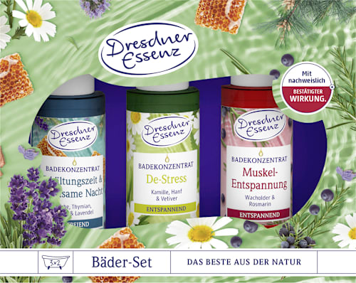 Geschenkset "Gesundheitsbäder" 3tlg, 1 St Dresdner Essenz
