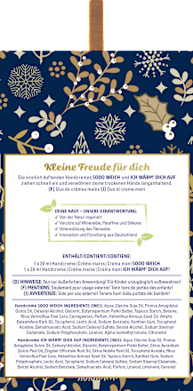 Geschenkset Handcreme "Frohe Weihnachten" 2tlg, 1 St Dresdner Essenz