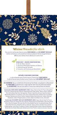 Geschenkset Handcreme "Frohe Weihnachten" 2tlg, 1 St Dresdner Essenz