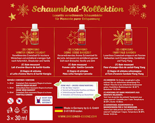 Geschenkset met bubbelbaden, 3 stuks, 1 st.