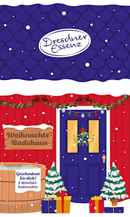 Geschenkset Weihnachten Badehaus, 6 St Dresdner Essenz