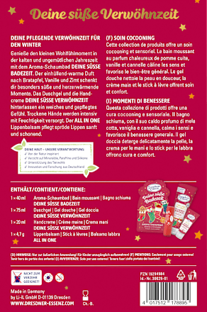 Cadeauset "Wellness voor thuis" 4-delig, 1 stuk