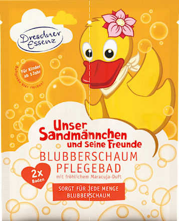 Kinder Badezusatz Unser Sandmännchen Blubberschaum Pflegebad, 60 g