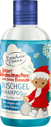 Kinder Dusche & Shampoo 2in1 Sandmännchen, 250 ml Dresdner Essenz