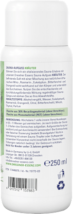 Sauna-infusiekruiden, 250 ml