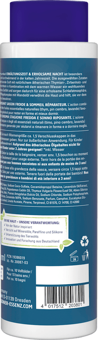 Dresdner Essenz Schaumbad Erkältungszeit & Erholsame Nacht, 500 ml
