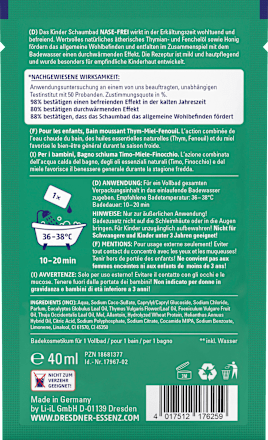 Bubbelbad Neusvrij, 40 ml