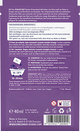 Bubbelbad Slaap Lekker, 40 ml