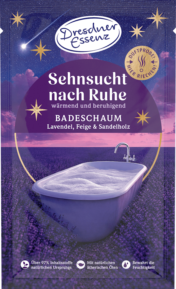 Dresdner Essenz Schaumbad Sehsucht nach Ruhe, 60 g
