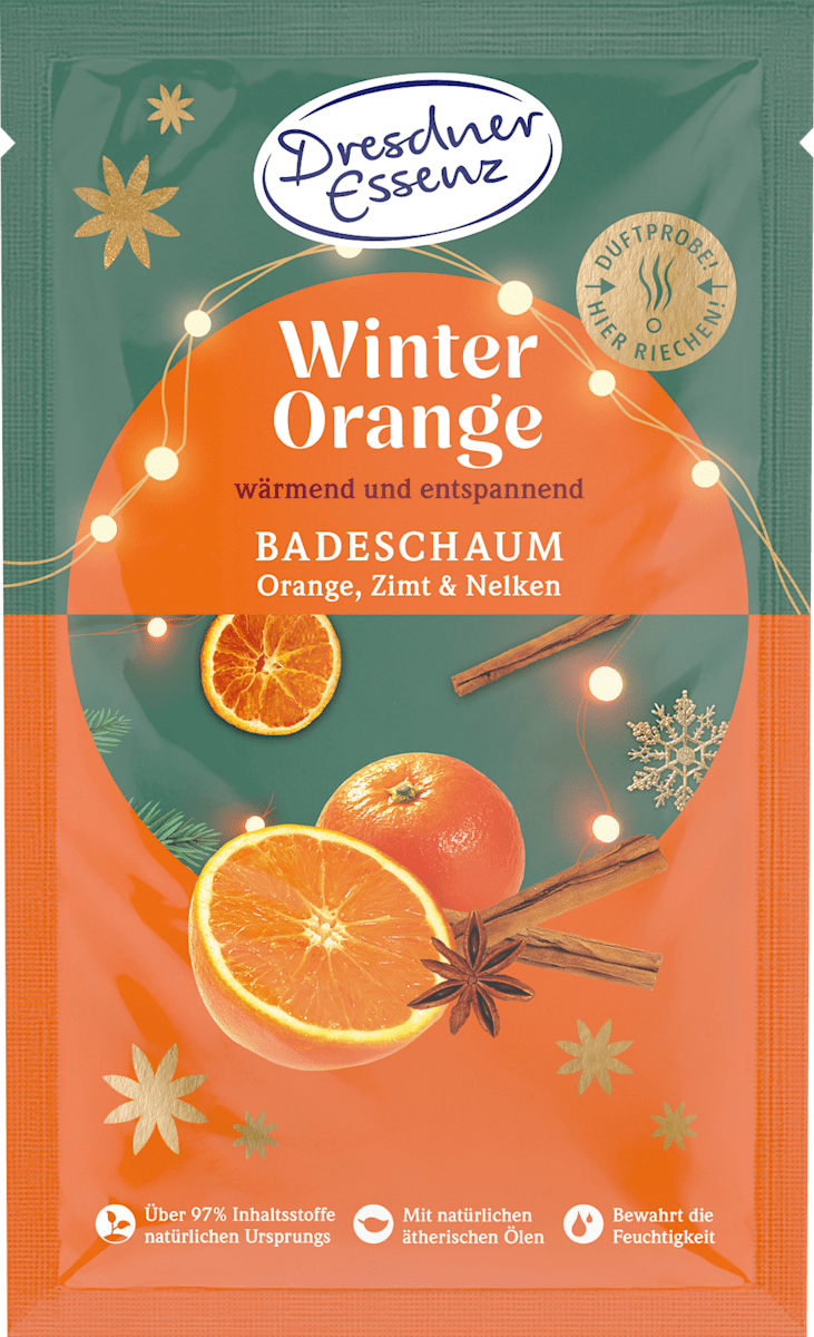 Dresdner Essenz Schaumbad Winter Orange, 60 g