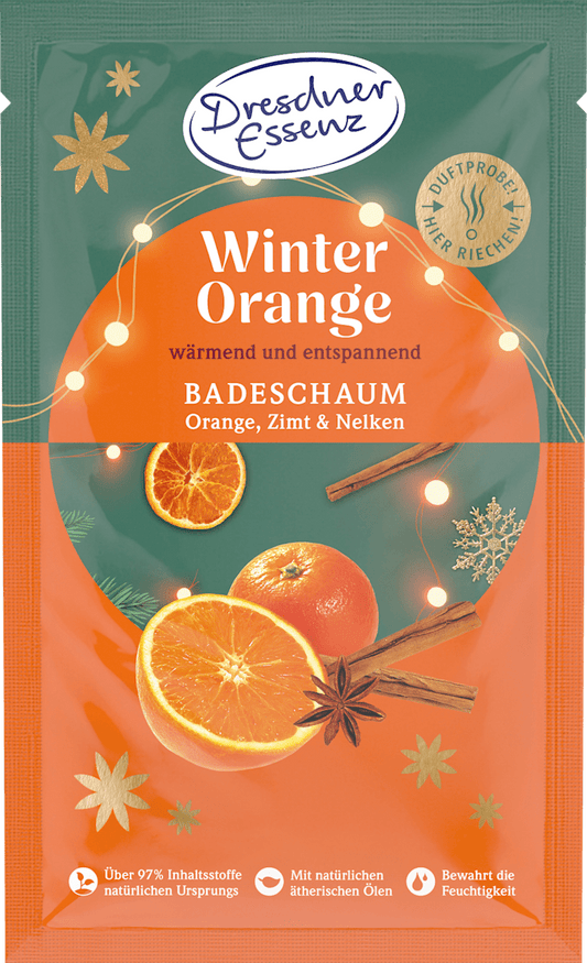 Dresdner Essenz Bain moussant Orange d'hiver, 60 g