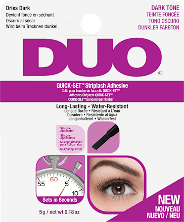 Wimpernkleber Quick Set Adhesive - Dark, 5 g