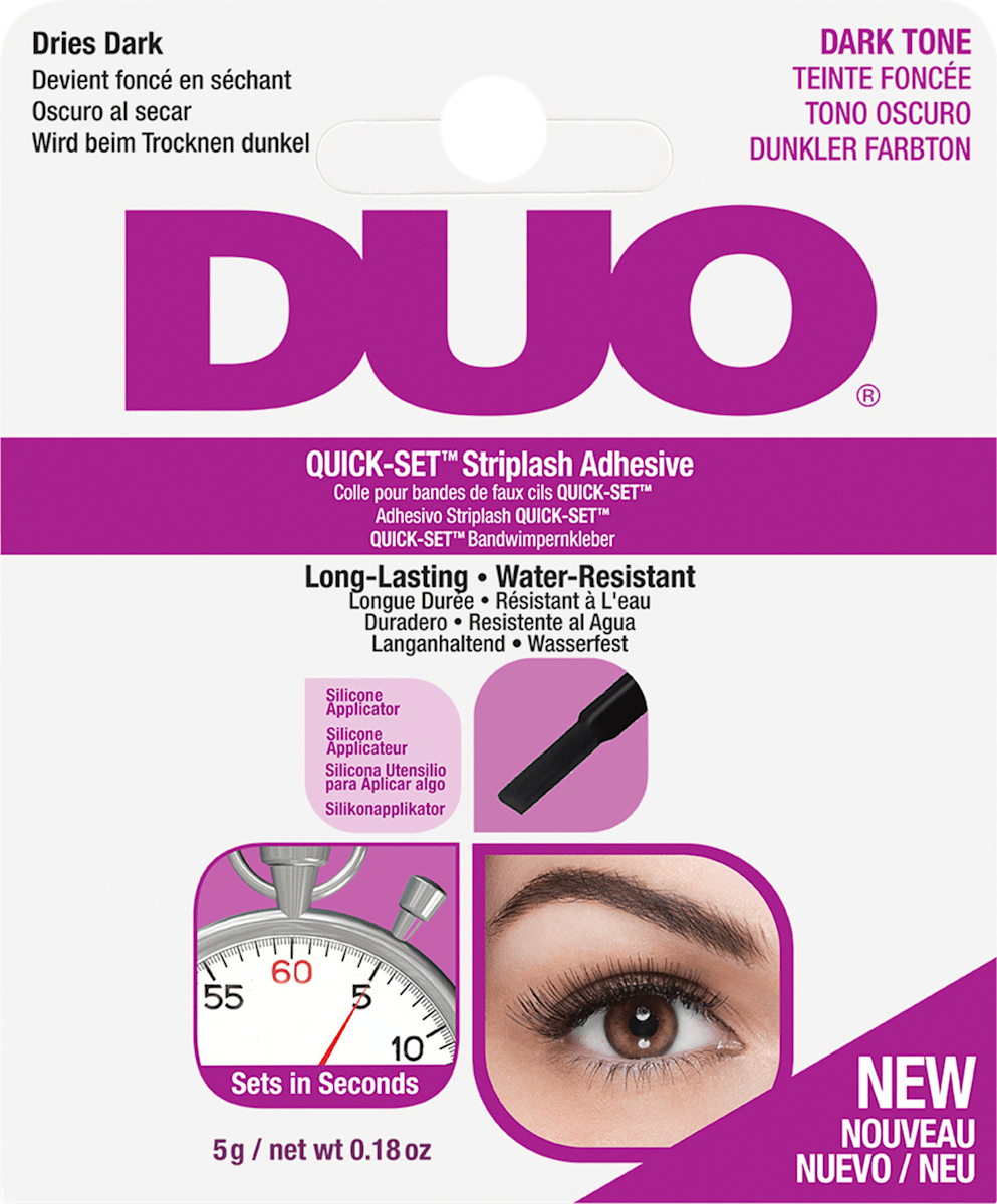 Wimperlijm Quick Set Adhesive - Donker, 5 g