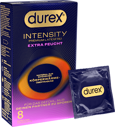 Durex Intensity Extra Feucht, Breite 56mm, 8 St