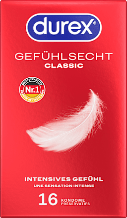 Kondome Gefühlsecht Classic, Breite 56mm, 16 St