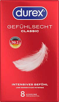 Kondome Gefühlsecht Classic, Breite 56mm, 8 St