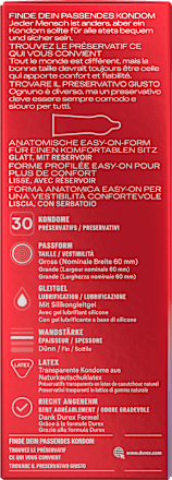 Kondome Gefühlsecht Extra Groß XXL, Breite 60mm, 30 St