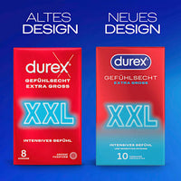 Kondome Gefühlsecht Extra Groß XXL, Breite 60mm, 10 St