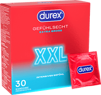 Kondome Gefühlsecht Extra Groß XXL, Breite 60mm, 30 St
