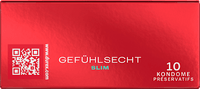 Kondome Gefühlsecht Slim fit, Breite 52,5 mm, 10 St