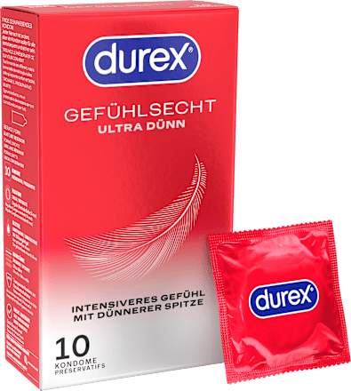 Kondome Gefühlsecht Ultra, Breite 54mm, 10 St