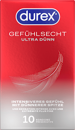Kondome Gefühlsecht Ultra, Breite 54mm, 10 St