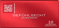 Kondome Gefühlsecht Ultra, Breite 54mm, 10 St