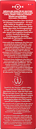 Kondome Gefühlsecht Ultra, Breite 54mm, 10 St