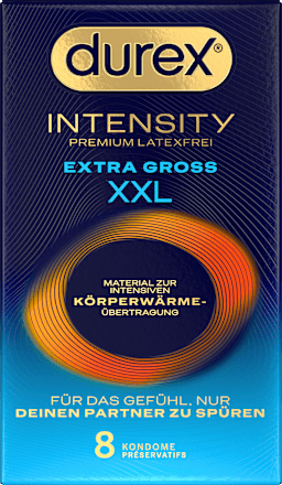 Kondome Intensity XXL, Breite 61mm, 8 St