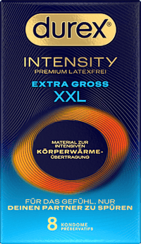 Kondome Intensity XXL, Breite 61mm, 8 St