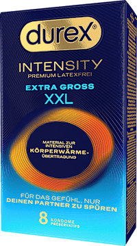 Kondome Intensity XXL, Breite 61mm, 8 St