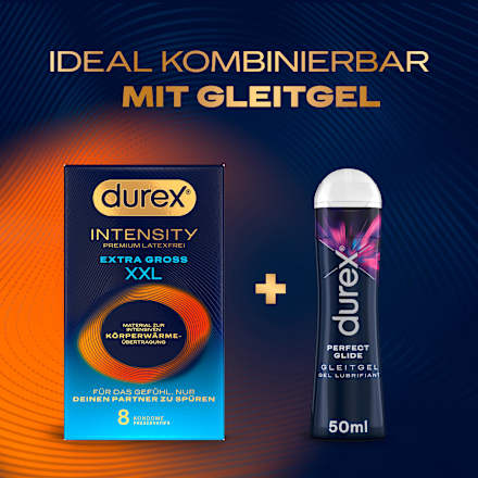 Kondome Intensity XXL, Breite 61mm, 8 St