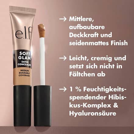 Concealer Soft Glam Satin 30 Medium Warm, 6,3 ml