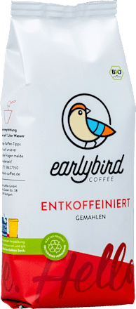 Koffie, gemalen, cafeïnevrij, 250 g