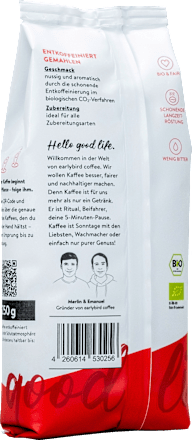 Koffie, gemalen, cafeïnevrij, 250 g